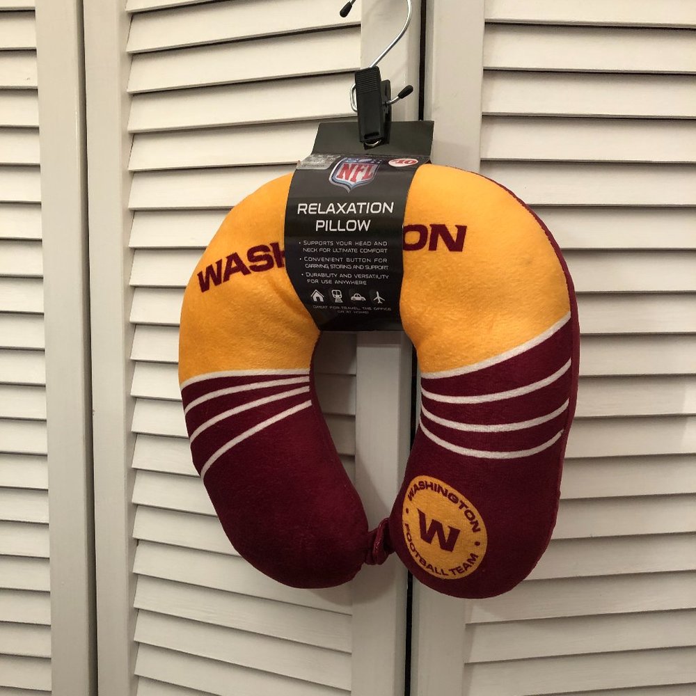 NFL Washington Football Team Travel Pillow
